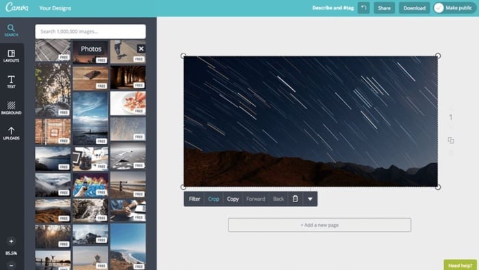 canva photo editing
