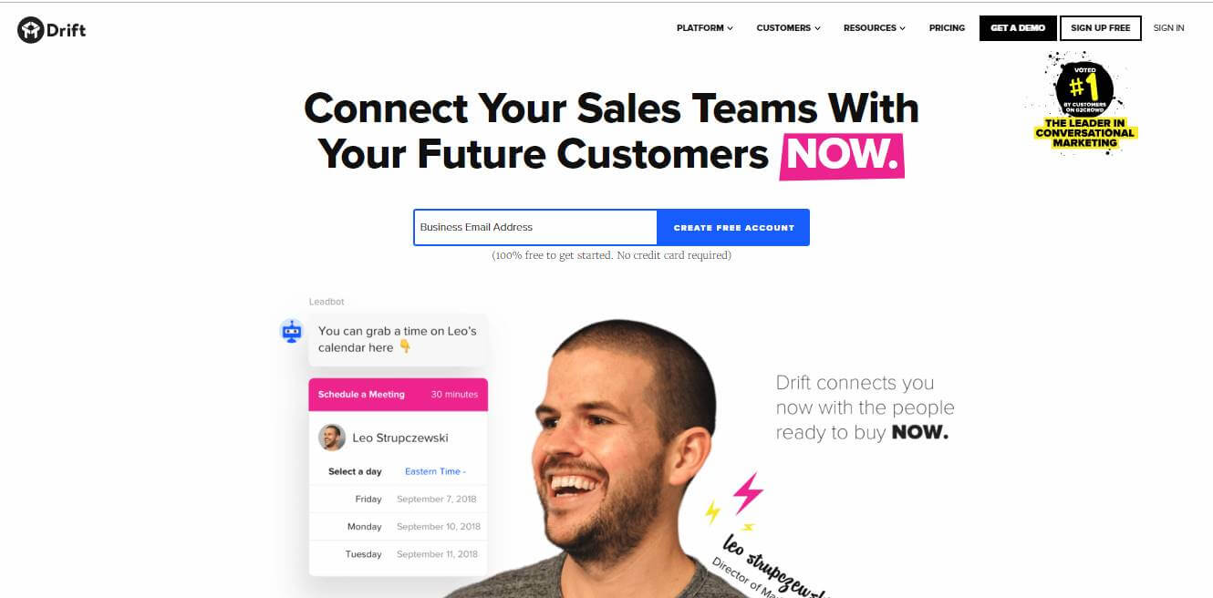home page drift