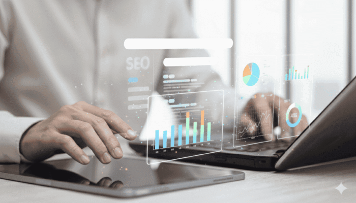 uma pessoa utilizando seo 