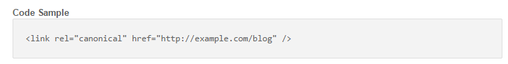ecommerce codigo canonical