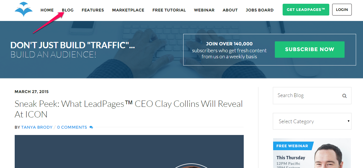 e-commerce lead pages