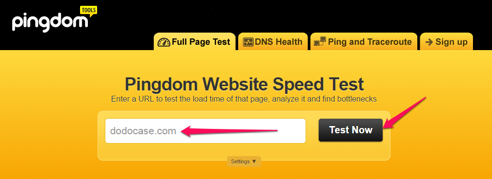 e-commerce pingdom