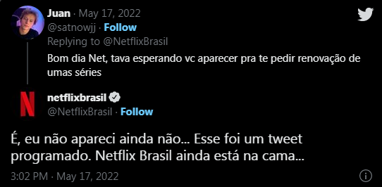 Exemplo de gatilho mental da Netflix