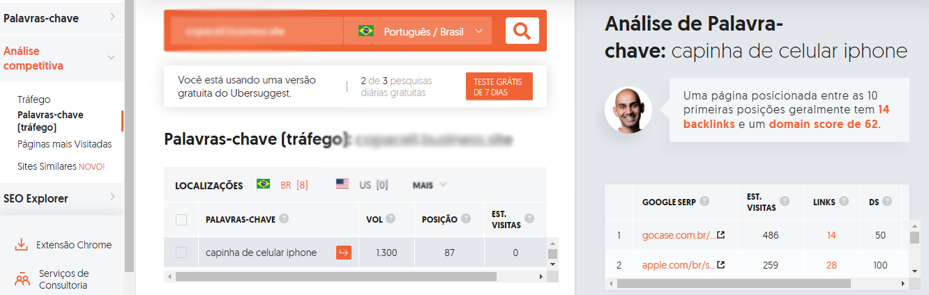 Priorize as palavras de cauda longa (long tail keywords)