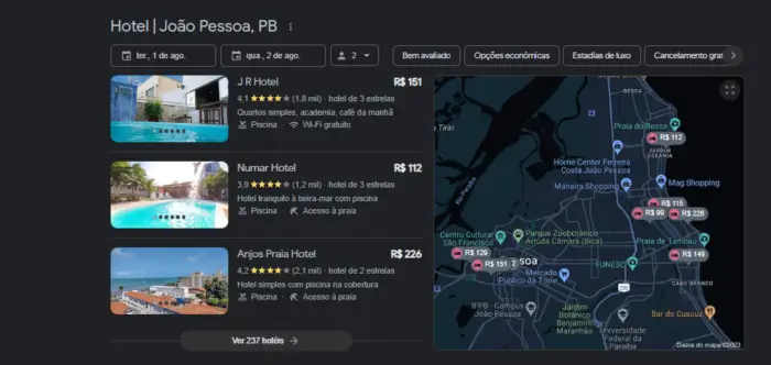 feature da serp sobre estadia